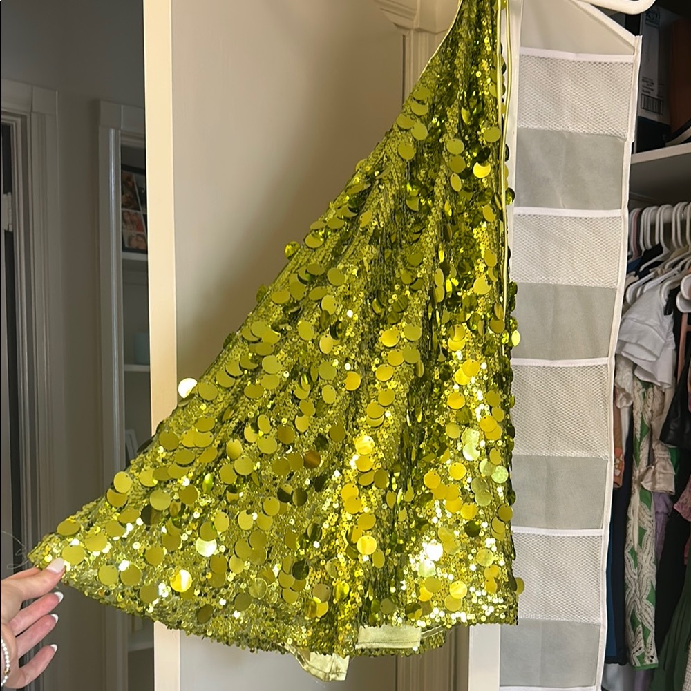 Princess Polly Green Sequin Dress